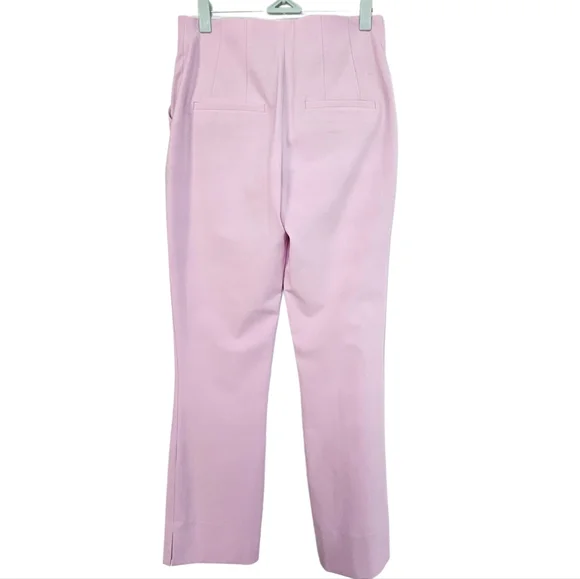 NWT. VERONICA BEARD Kean Cropped Pant In Barely Orchid - Picture 8 of 14